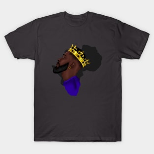 Africa Map, Proud African Man, Black Pride T-Shirt